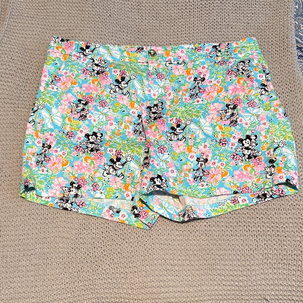 Lilly Pulitzer Disney Floral Print Women Shorts